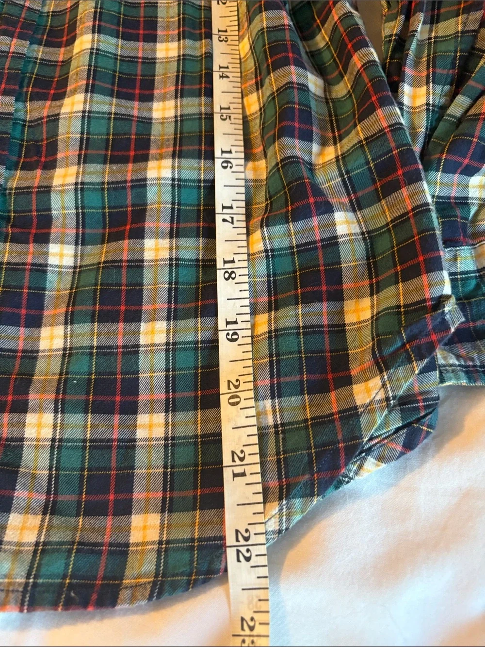 Ralph Lauren Boys Plaid Button-Down Shirt - Blue, Green, White